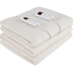 Heated Mattress Pad Queen Size Machine Washable Electric Bed Warmer