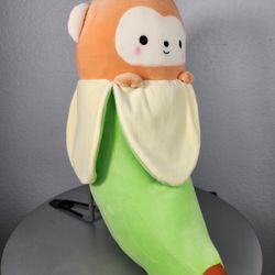 20" Takashoji Orange Monkey In Green Banana