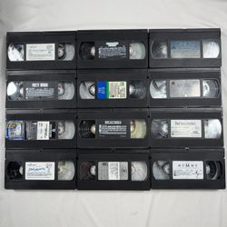 Vintage Movie VHS Tape Bundle 12-Pack BUNDLE 9