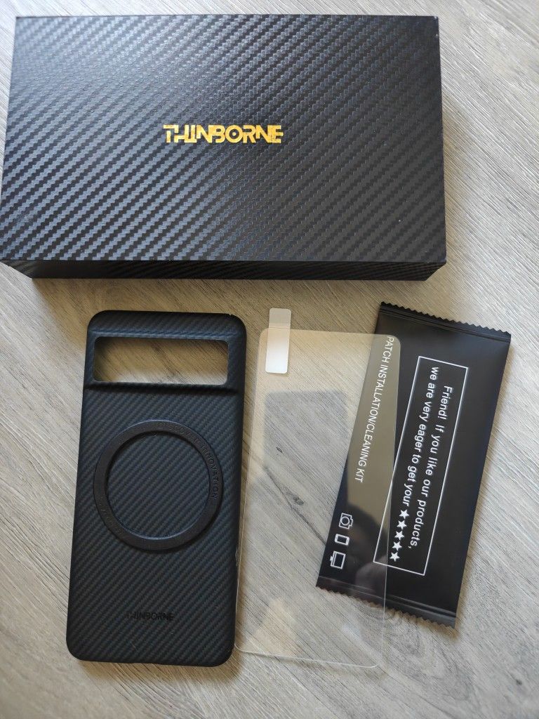 Pixel 8 Thinborne Aramid Fiber Case With Screen Protector