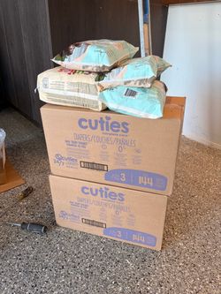 Diapers and milk storage bags. 2