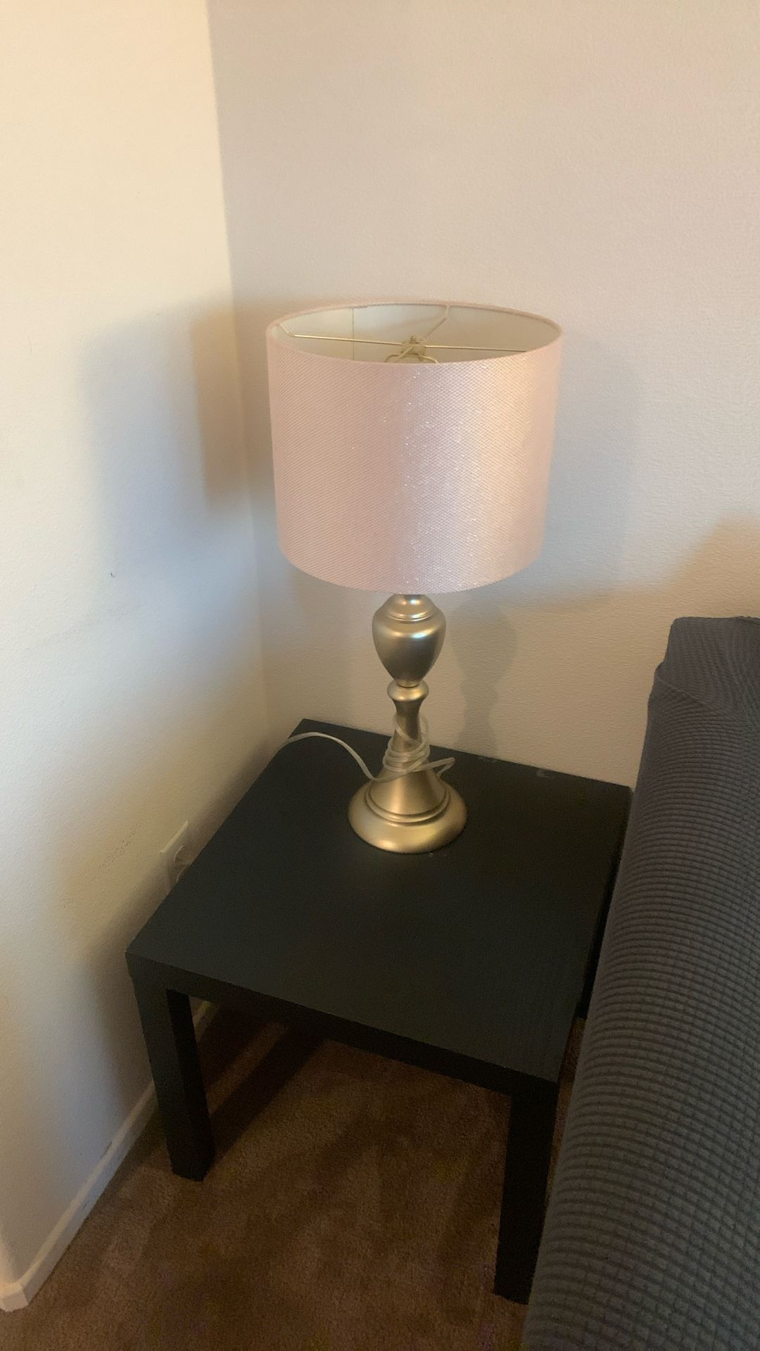 End Table And Lamp