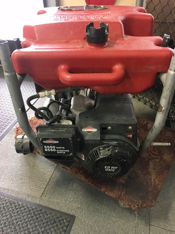 Briggs & Stratton 5550 WATTS/8550 STARTING WATTS Generator for Sale in
