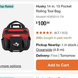 Husky Rolling Tool Bag 