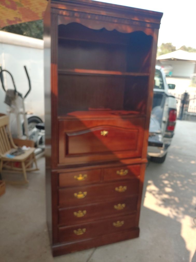 Armoire with Pop out desk