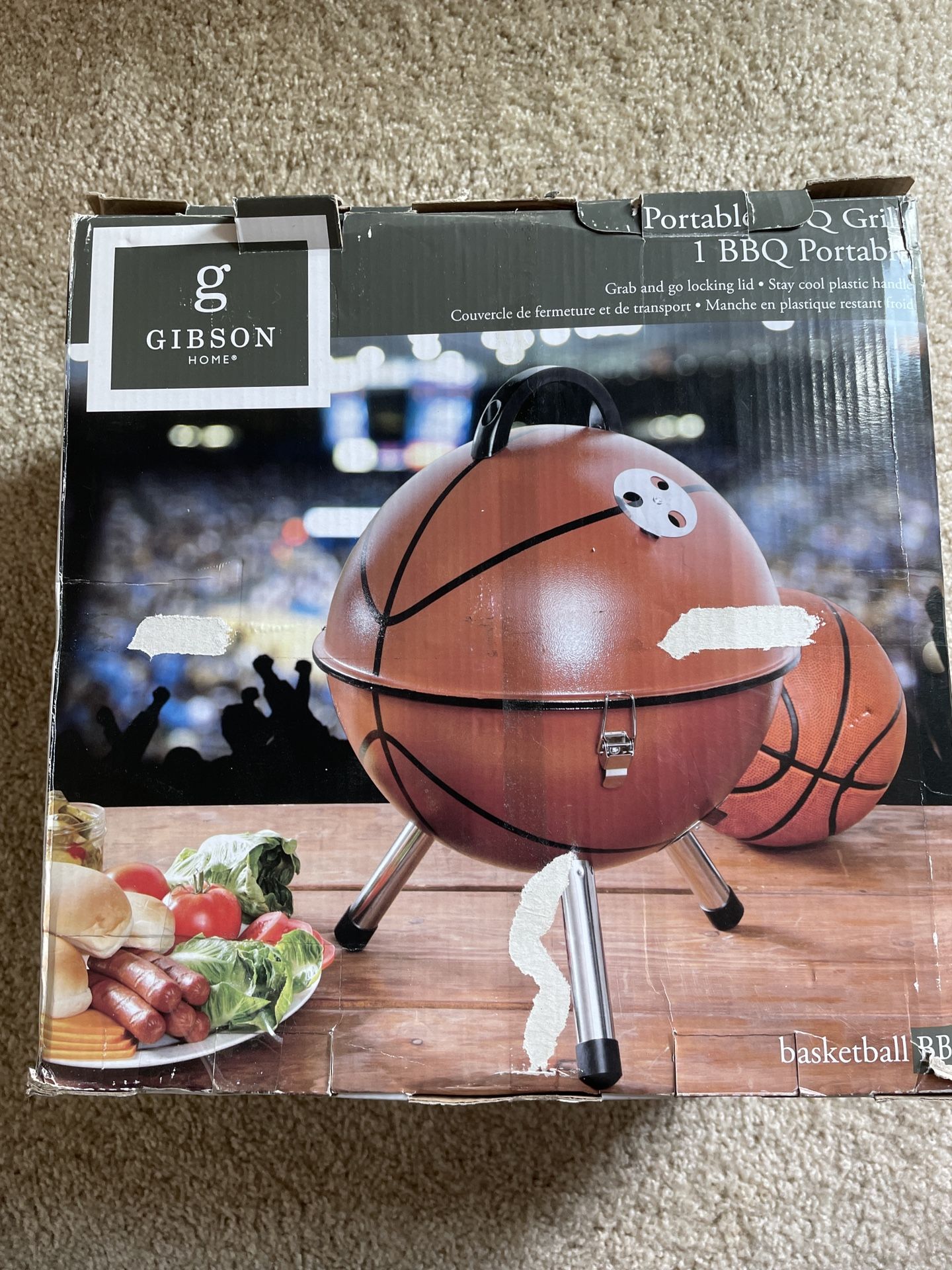 12 Inch Portable Basketball BBQ Grill