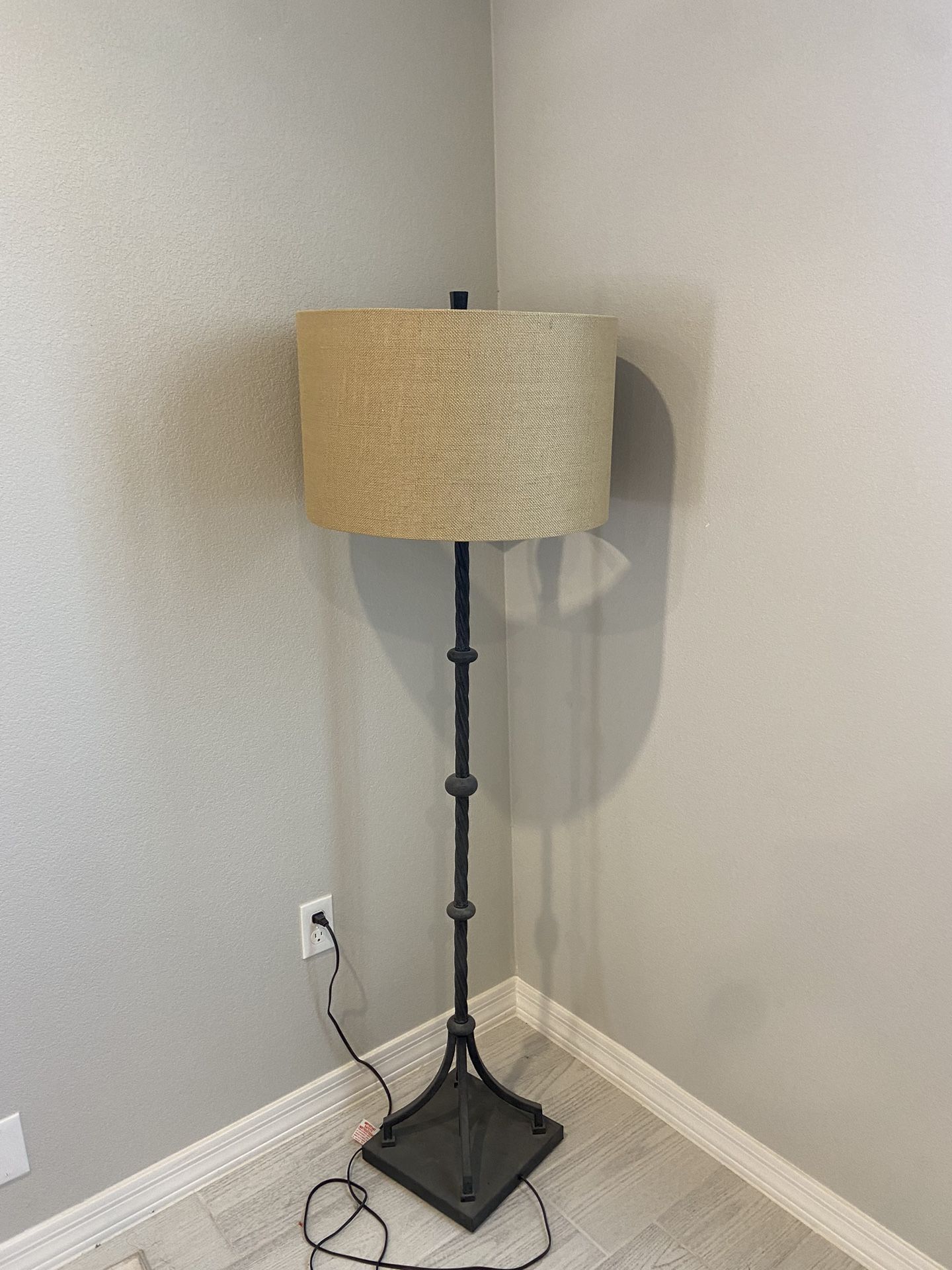 Cast Iron Floor Lamp - New In Box