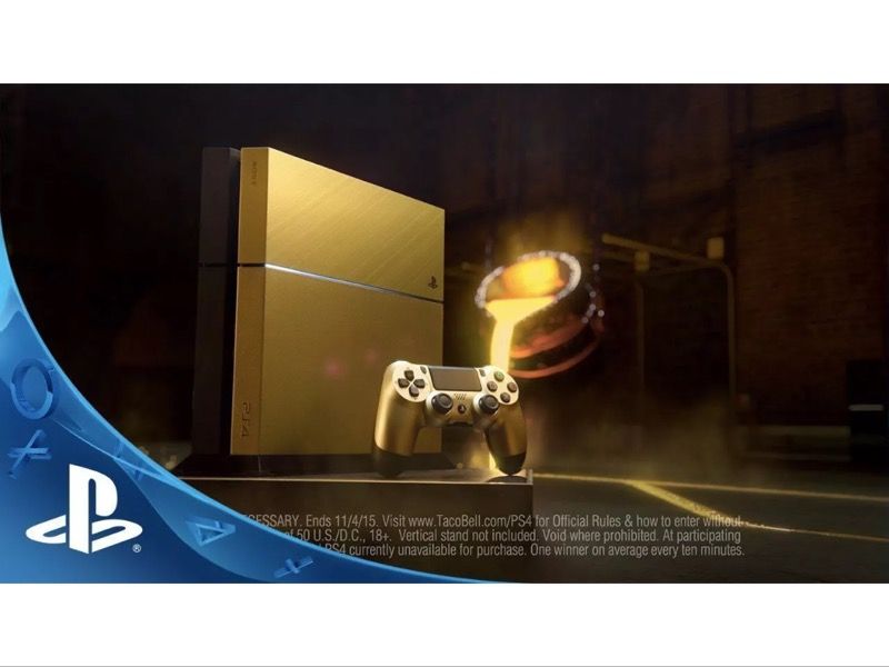 PS4 Taco Bell Gold Limited Edition New for Sale in Hanford, CA - OfferUp