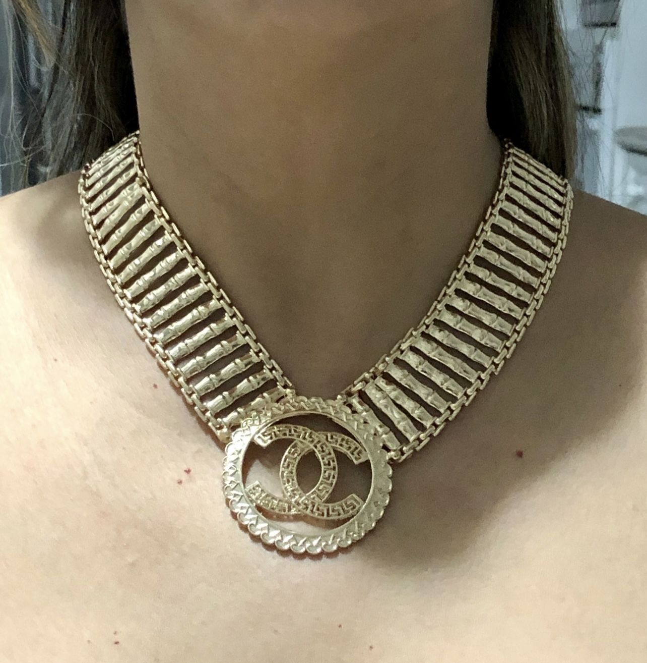 3 pcs set Gold plated jewelry Necklace, Bracelet, Earring.