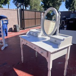 FREE Solid Wood vanity Desk