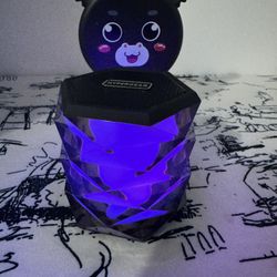 Hypergear Purple LED Bluetooth Speaker/ red and blue