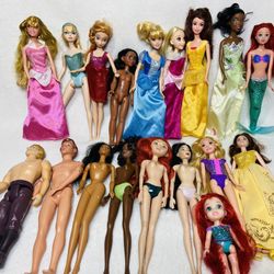 18 Disney Princess Disney Dolls Disney Barbie Sized Dolls