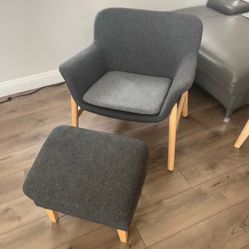 Ikea Armchair And Footstool