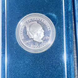 Dollar Eisenhower centennial 1(contact info removed) one dollar silver