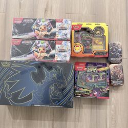 Pokemon New Sealed One Piece Prismatic / Phantasmal Flames $550 Obo