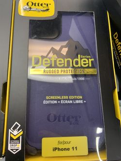 Iphone 11 otterbox case with screen protector available in 4 colors