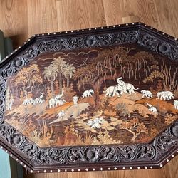 Unique Handcrafted Elephant table