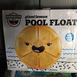 New Giant Lemon 🍋 Pool Float 