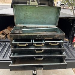 Vintage Sears Crown 6 drawer mechanics 1950’s toolbox / chest