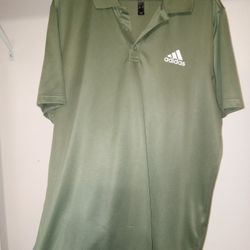Adidas Prime Green Polo Shirt Mens Size Medium Great Golf Polo As Well 