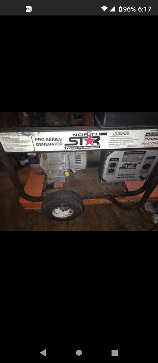 Northstar 550 Generator Pro Series. Parts/Repair