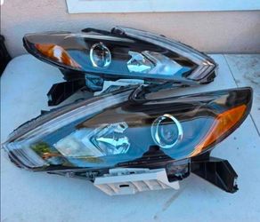 16-18 Nissan Altima LED DRL Projector
Headlights Switchback Luces Focos Micas Faros Faroles Headlamps