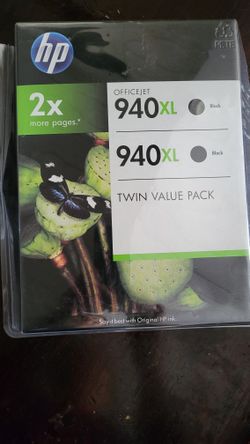 HP INKJET 940 XL TWIN PACK BLACK INK