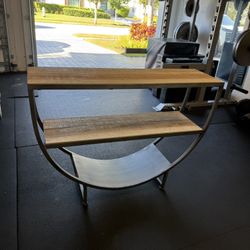Half circle shaped table