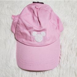 Disney Mickey Mouse Pink and White Cap Hat