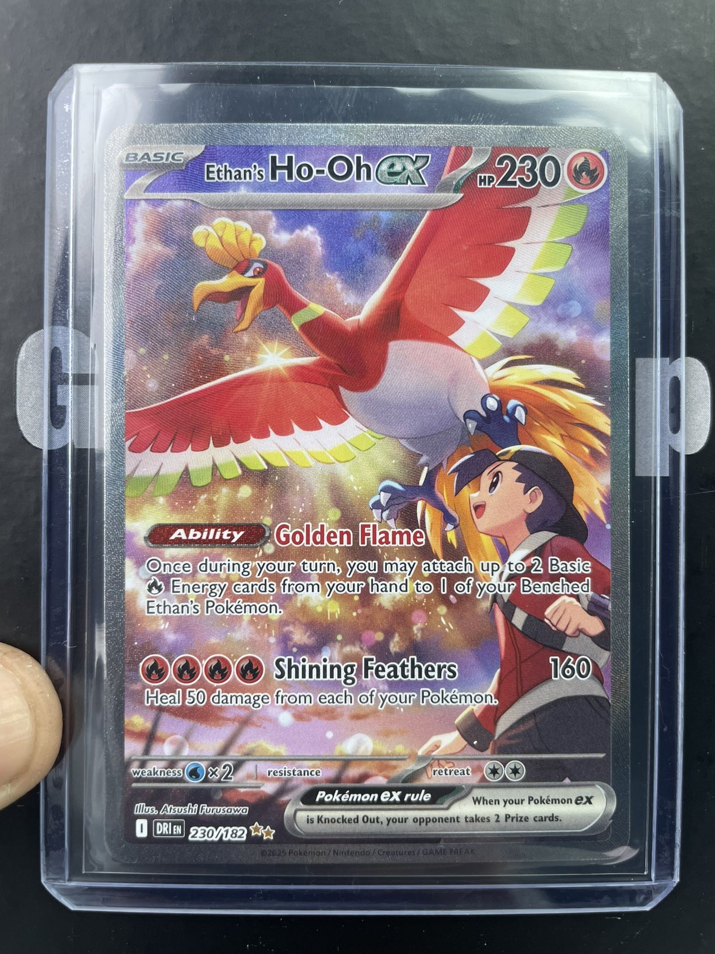 Pokemon Card Ethan’s Ho Oh