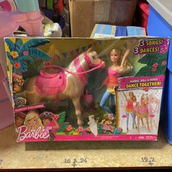 Barbie Doll And Horse NEW