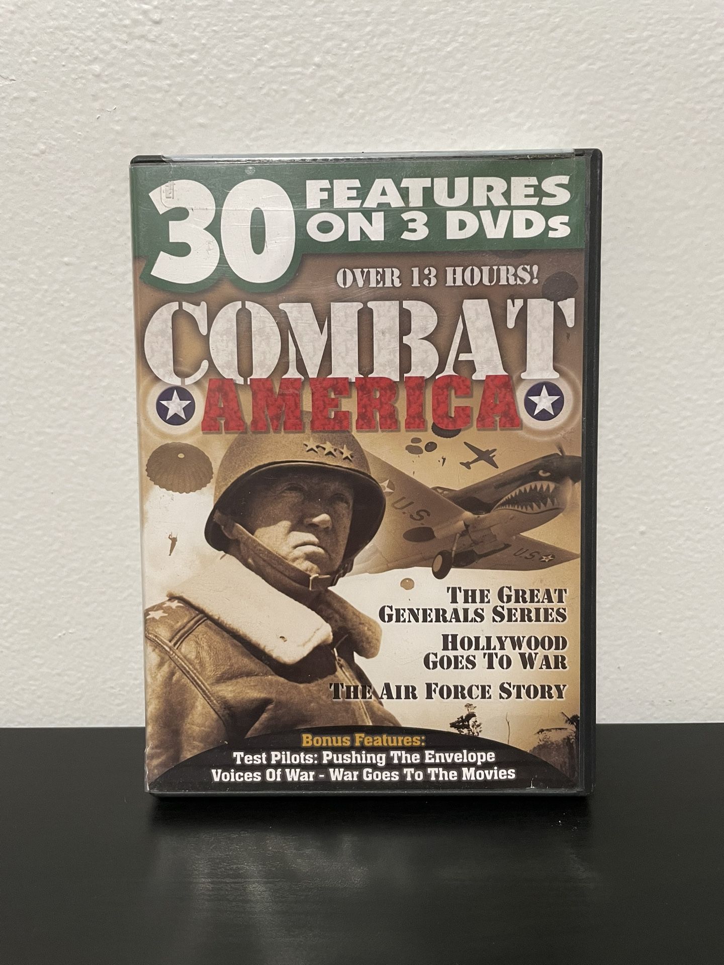 Combat America DVD 30 Features 3 Disc Set War Documentary WWII USA Unrated 2005