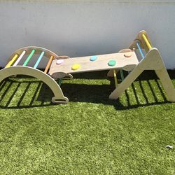 Backyard kids climber