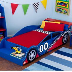 Brand New Kids Kraft Twin Race Car Bed Frame!!