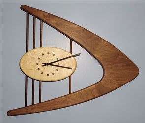 MCM Boomerang Wall Clocks