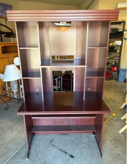 Desk with light