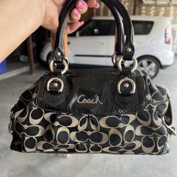 Coach Purse And Coach Make Up Bag