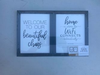 Wi-Fi And Welcome Frames 2pack