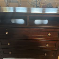 Solid Wood Cabinet / TV Stand – Good Condition