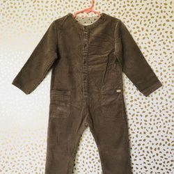🍄🌼 Zara Kids Corduroy Jumpsuit