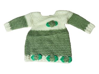Hand knitted toddler sweater Dress