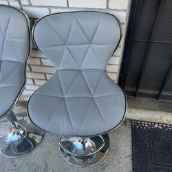 Comfortable Grey Bar Stools