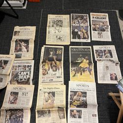 Kobe Mamba Edition Of Newspapers 