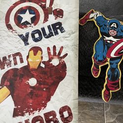 captain america decor 