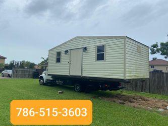 Sheds relocated,,, movemo casita de patio Rv container