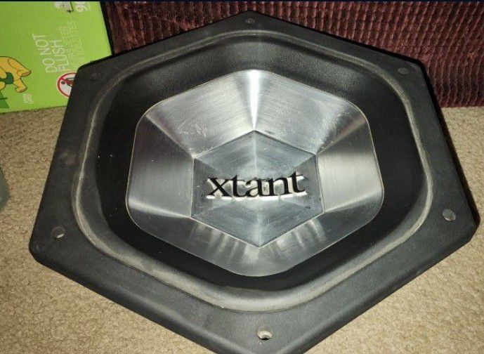 Xtant Audio Dual Coil 12 Octagon  Rare Subwoofer 