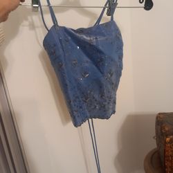 Girls' formal sparkly top