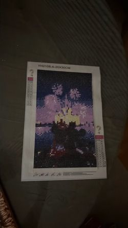 Mickey and Minnie Finished Diamond Art! 20x30CM