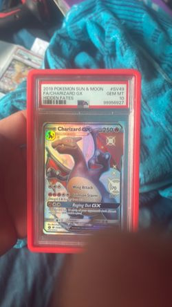 PSA 10 Charizard GX Hidden Fates Full Art
