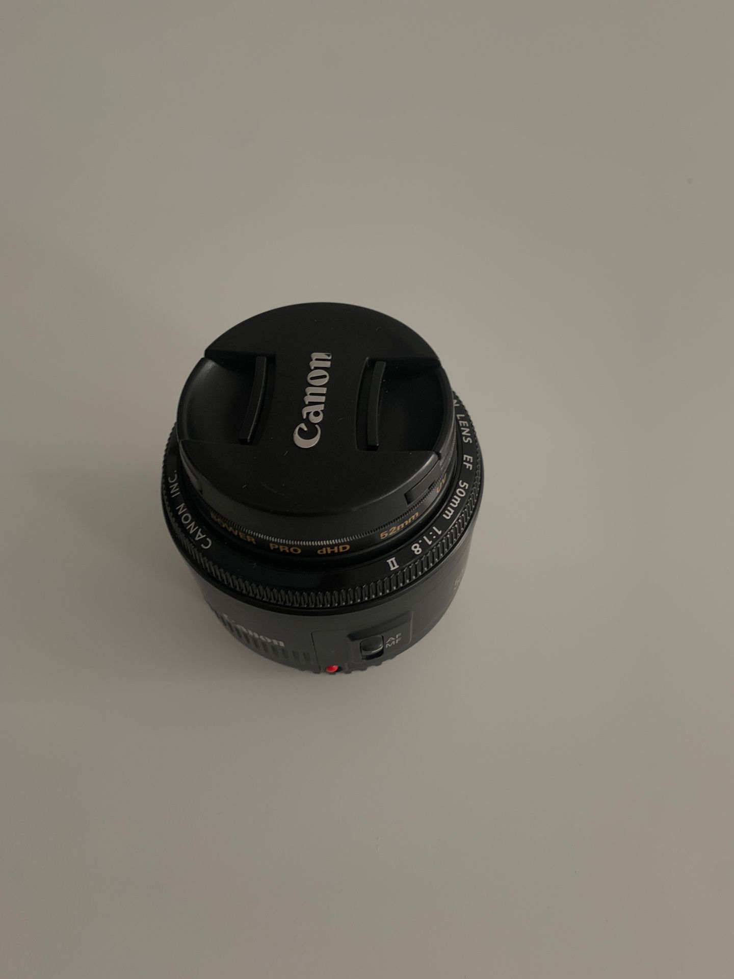 Canon lens EF 50 mm 1:1.8